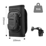 Clip de montaje universal para mochilas STARTRC con cierre de velcro, Backpack Clip - Imagen 3