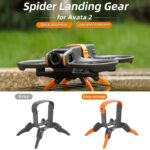 Para DJI AVATA 2 Sunnylife LG797 Extensiones de tren de aterrizaje Pata de soporte de engranajes de araña elevados, Spider Gears(Grey) - Imagen 2