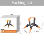 Para DJI AVATA 2 Sunnylife LG797 Extensiones de tren de aterrizaje Pata de soporte de engranajes de araña elevados, Spider Gears(Grey) - Imagen 11