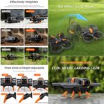 Para DJI AVATA 2 Sunnylife LG797 Extensiones de tren de aterrizaje Pata de soporte de engranajes de araña elevados, Spider Gears(Grey) - Imagen 3