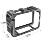 Estructura metálica STARTRC con zapata fría para DJI Osmo Action 6, For DJI Osmo Action 6 Metal Cage - Imagen 5