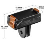 Adaptador de base de liberación rápida de plástico STARTRC para DJI Osmo Action 6, For DJI Osmo Action 6 - Imagen 5