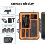 Estuche de viaje Sunnylife Mini para DJI Osmo Action 6, caja de transporte impermeable con carcasa rígida a prueba de golpes., For DJI Osmo Action 6 - Imagen 5