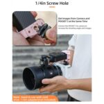 For DJI OSMO Pocket 3 Sunnylife Quick Release Adapter Mount Frame Two-Way Adapter Expansion Selfie Stick Tripod Adapter - Imagen 4