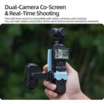 Adaptador de montaje vertical-horizontal con zapata fría ajustable para rotación de 360 ​​grados para DJI Osmo Nano, marco protector, soportes de montaje y cubierta de la carcasa., For DJI Osmo Nano - Imagen 4