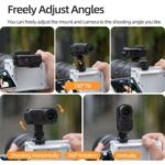 Adaptador de montaje vertical-horizontal con zapata fría ajustable para rotación de 360 ​​grados para DJI Osmo Nano, marco protector, soportes de montaje y cubierta de la carcasa., For DJI Osmo Nano - Imagen 5