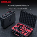 Para DJI RS4/RS4 Pro STARTRC ABS impermeable a prueba de golpes maleta caja de almacenamiento portátil, For DJI RS4/ RS4 Pro - Imagen 2