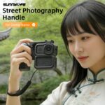 For DJI Osmo Nano Sunnylife Integrated Street Photography Handle Ergonomic Hand Grip Quick Release Shutter Handle, For DJI Osmo Nano - Imagen 3