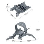Para DJI Mini 5 Pro STARTRC, soporte de entrenamiento con tren de aterrizaje elevado y patas de araña independientes, For DJI Mini 5 Pro Independent Spider-Leg - Imagen 3