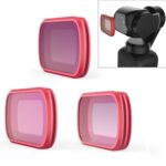 3 piezas PGYTECH P-18C-012 CPL / ND8 / ND16 Filtro de lente de color de buceo profesional para DJI Osmo Pocket