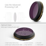 Filtro de lente de borde dorado PGYTECH X4S-HD ND8 para DJI Inspire 2 / X4S Gimbal Camera Drone Accesorios - Imagen 3