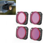 4 piezas PGYTECH P-16A-035 NDPL8 / 16/32/64 Filtro de lente para DJI Mavic Air 2 Drone Accesorios