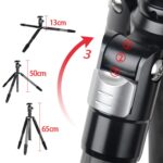 Cámara de disparo estable del trípode de fibra de carbono Bexin W324C G44 para la cámara DSLR del punto de video - Imagen 4