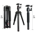 BEXIN MS12 Trípodes de cabeza esférica para cámara liviana portátil Soporte para cámara digital SLR DSLR - Imagen 5