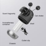 Aromaterapia de salida de aire de coche robot de dibujos animados, Air Outlet Aromatherapy - Imagen 4