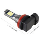 2 PCS DC12-24V / 8.6W Luces antiniebla para automóvil con 24LED SMD-3030 y corriente constante, paquete de bolsa, H11 / H8 - Imagen 3