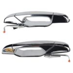 2 piezas de manija exterior de puerta trasera de coche 25960521/2 para Chevrolet / GMC