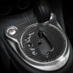 Panel de cambio de marchas de fibra de carbono para coche, pegatina decorativa para Nissan 370Z Z34 2009-, Gear Shift Panel Left Drive - Imagen 5