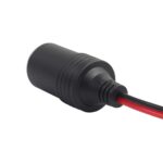 3360 12-24V 10A DIY Cargador de encendedor de cigarrillos soldado Enchufe hembra, 30cm - Imagen 4