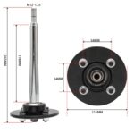Perilla de palanca de cambio corta ajustable de 265 mm para automóvil para BMW, For BMW (Red) - Imagen 3