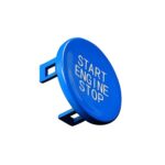 Adhesivo decorativo de arranque con un botón de fibra de carbono para coche para BMW Serie 3/G20/G05/G06/G07/G14/G29/F40/F44, One-button Start (Blue) - Imagen 2
