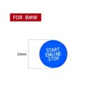 Adhesivo decorativo de arranque con un botón de fibra de carbono para coche para BMW Serie 3/G20/G05/G06/G07/G14/G29/F40/F44, One-button Start (Blue) - Imagen 4
