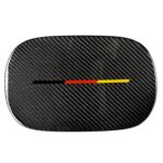 Etiqueta engomada decorativa de la tapa del tanque de combustible de fibra de carbono del coche para mercedes-benz Clase C W205 2015-2018, unidad universal izquierda y derecha, Fuel Tank Cap