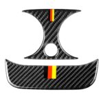 Juego de salida de aire trasera de fibra de carbono para coche pegatina decorativa para mercedes-benz Clase C W205 C180 C200 C300 GLC, unidad Universal izquierda y derecha, Rear Air Outlet Set