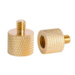 BEXIN LS083 2 PCS Hilo hembra 1/4 pulgada a 3/8 pulgadas Tornillos de conversión masculinos