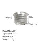 BEXIN LS011 2 PCS Tornillo de la cámara 1/4 a 3/8 Tornillos de conversión - Imagen 4