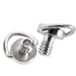 BEXIN LS076 2 PCS Tornillos de placa de liberación rápida 1/4 pulgada -20 Tornillos de montaje del adaptador