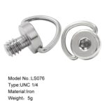 BEXIN LS076 2 PCS Tornillos de placa de liberación rápida 1/4 pulgada -20 Tornillos de montaje del adaptador - Imagen 4
