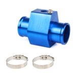 Medidor de temperatura del agua del coche, medidor de temperatura, tubo de unión, Sensor de radiador, abrazaderas adaptadoras, 36mm