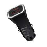 YSY-316PD20W QC3.0 USB + PD 20W USB-C / Type-C Polygon Dual Ports Cargador de coche de carga rápida, Car Charger