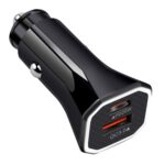 YSY-316PD20W QC3.0 USB + PD 20W USB-C / Type-C Polygon Dual Ports Cargador de coche de carga rápida, Car Charger - Imagen 2