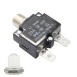 L2 Series 50V Car Overload Protector Restablecimiento manual DC Disyuntor con cubierta impermeable, 20A