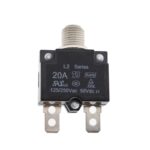 L2 Series 50V Car Overload Protector Restablecimiento manual DC Disyuntor con cubierta impermeable, 20A - Imagen 2