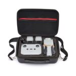 Caja portátil de viaje de almacenamiento de un solo hombro que lleva la caja de la cubierta de la PU para DJI Air 2S, For DJI Air 2S Black + Black Liner - Imagen 2
