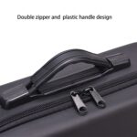 Caja portátil de viaje de almacenamiento de un solo hombro que lleva la caja de la cubierta de la PU para DJI Air 2S, For DJI Air 2S Black + Black Liner - Imagen 5