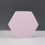 Cubo geométrico Color sólido Fotografía Foto Fondo Mesa Disparos Accesorios de espuma, 18 x 2cm Hexagon
