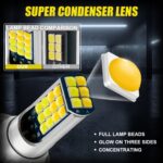 DC9-36V 30W 3000LM IP65 Coche LED Luz antiniebla de doble color con lámpara 30LEDs SMD-2525, 2 PCS V6 9005 - Imagen 4