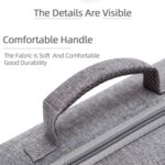 Bolsa de almacenamiento de un solo hombro de lona gris Estuche rígido de transporte de viaje impermeable a prueba de golpes para FIMI X8 Mini - Imagen 6