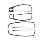 Etiqueta engomada decorativa del estilo corto del levantador de fibra de vidrio del coche para Audi A6 S6 C7 A7 S7 4G8 2012-2018, Glass Lifter Short Style, Right Drive