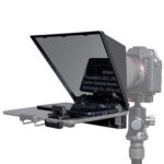 Teleprompter portátil FEELWORLD TP2 con anillo adaptador de lente de Control remoto Bluetooth para cámara SLR