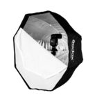 Godox Photo Studio Portable Octagon Speedlite Paraguas Softbox Reflector, 120cm - Imagen 4