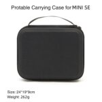 Bolsa de almacenamiento de estuche rígido de transporte de nylon a prueba de golpes para DJI Mavic Mini SE, For DJI Mini SE Black + Black Liner - Imagen 4