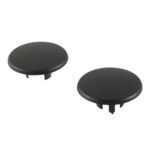 2 piezas de hebilla de cubierta de reposabrazos de coche 15279689 para Chevrolet, A6254-01 Black