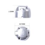 12V 7 pines enchufe redondo hembra Metal remolque adaptador conector barco Carvan enchufe de la UE, A0201 - Imagen 3