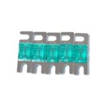 5 PCS Car Audio AFS Mini ANL 30A Fusible Nicked Plated, A0301 Green