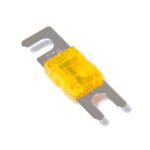 5 PCS Car Audio AFS Mini ANL 30A Fusible Nicked Plated, A0302 Dark Orange - Imagen 3